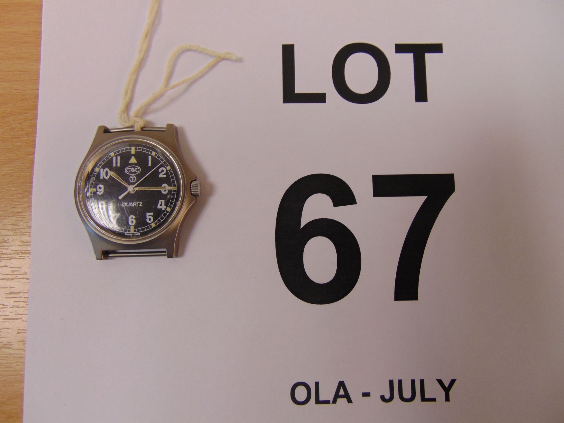 CWC British Army W10 Service Watch Nato Numbers, Dated 1997 - Bild 3 aus 3