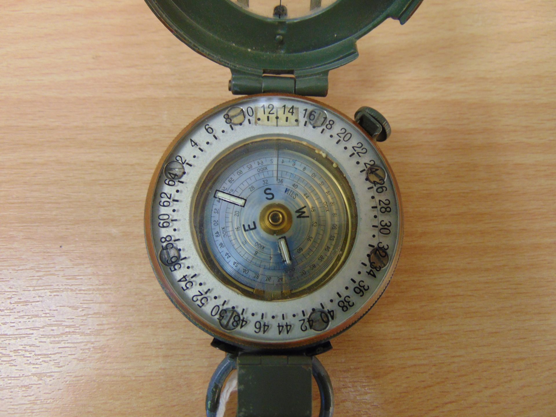 Stanley London Brass Army Prismatic Marching Compass - Image 2 of 3