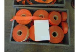 20 x Rolls of Orange Safety Tape as Shown