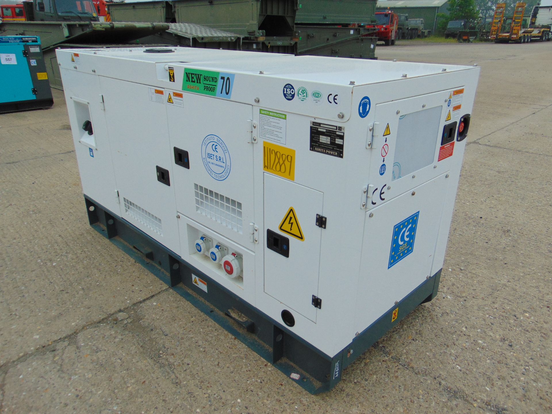 2022 UNISSUED 70 KVA 3 Phase Silent Diesel Generator Set - Image 7 of 18