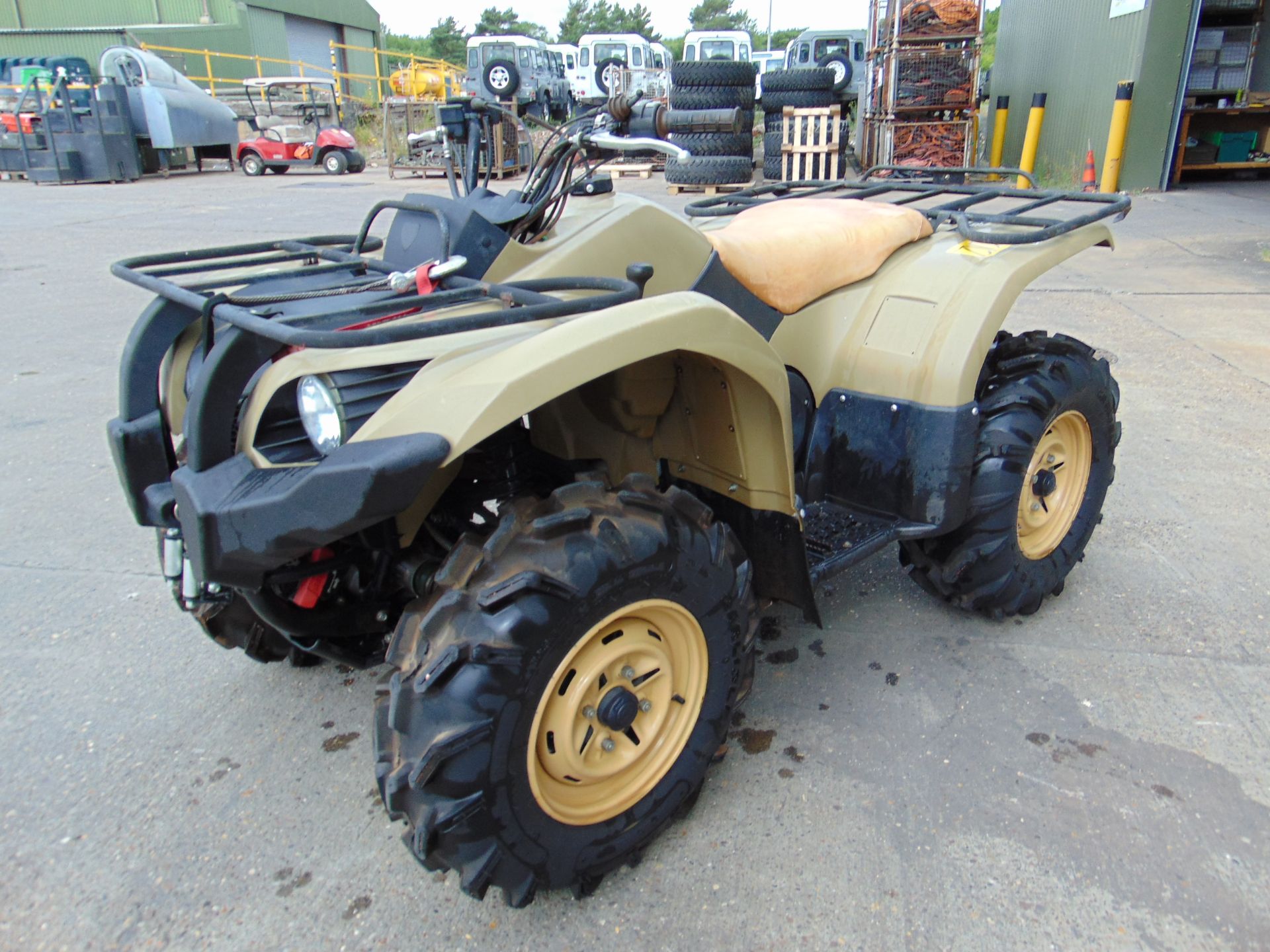 Military Specification Yamaha Grizzly 450 4 x 4 ATV Quad Bike ONLY 213 HOURS! - Image 3 of 18