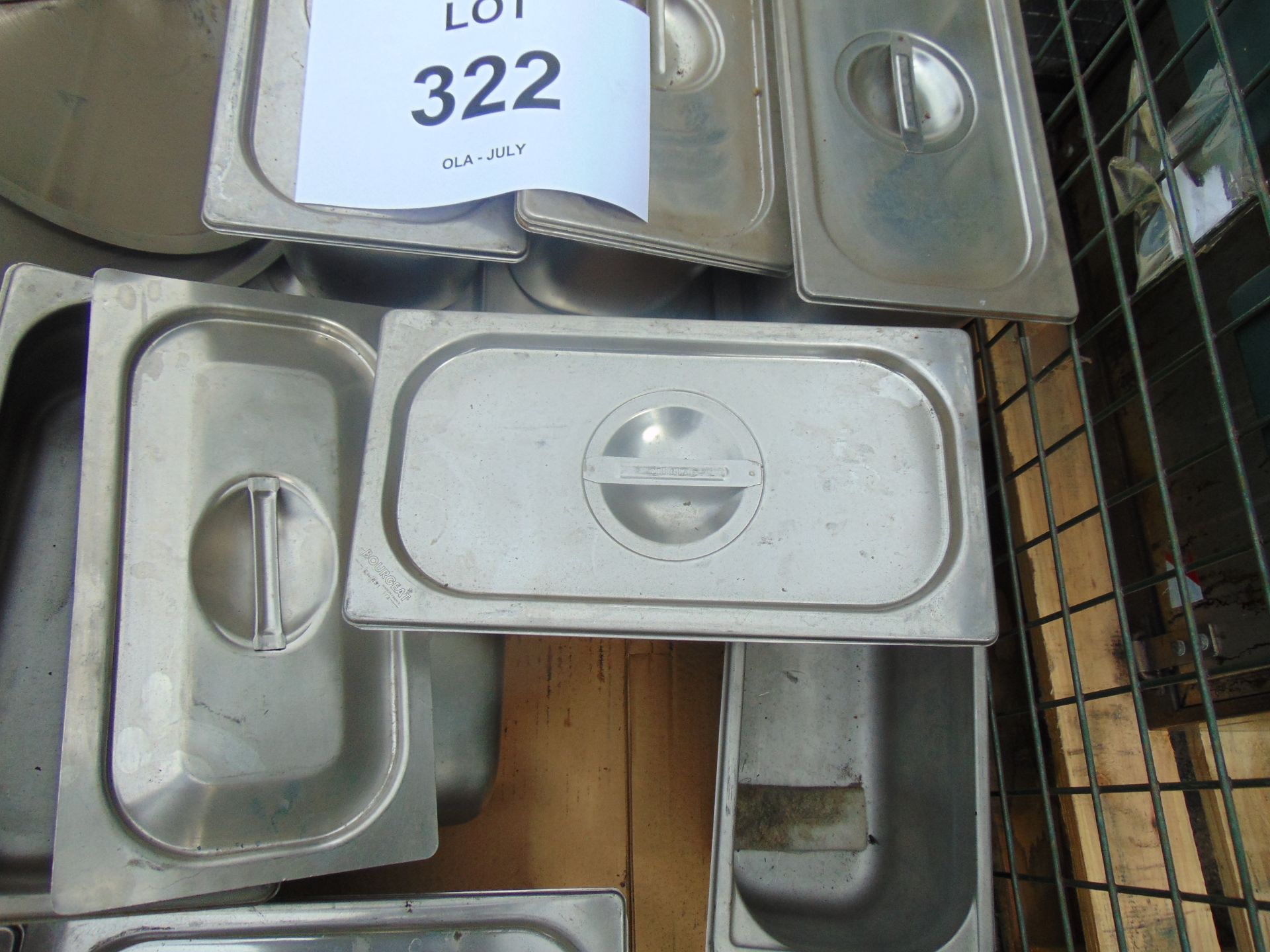 1 x Stillage of British Army Cooking Equipment as shown Stainless Steel - Image 3 of 3