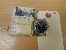 Unissued Hamilton W10 British Army Service Watch Mechanical Movement with Nato Number