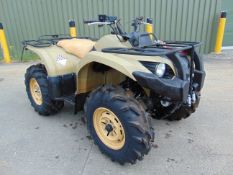 Military Specification Yamaha Grizzly 450 4 x 4 ATV Quad Bike ONLY 213 HOURS!