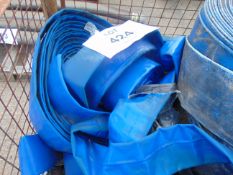1 x Stillage of Layflate Delivery Hose c/w Fittings, this lot included the Metal Stillage