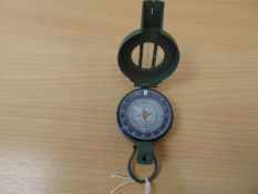 Francis Baker M88 British Army Prismatic Compass, Unissued Crack in Window