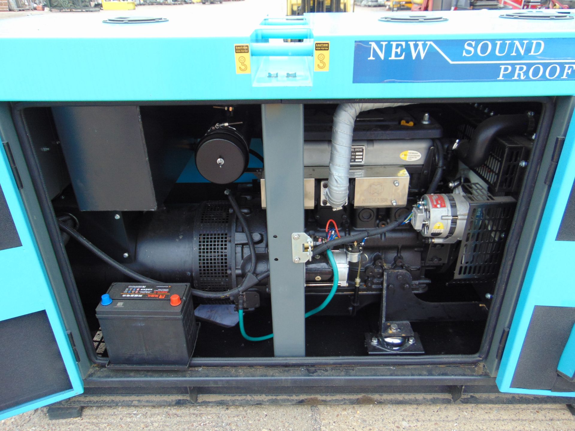 2022 UNISSUED 40 KVA 3 Phase Silent Diesel Generator Set - Image 11 of 17