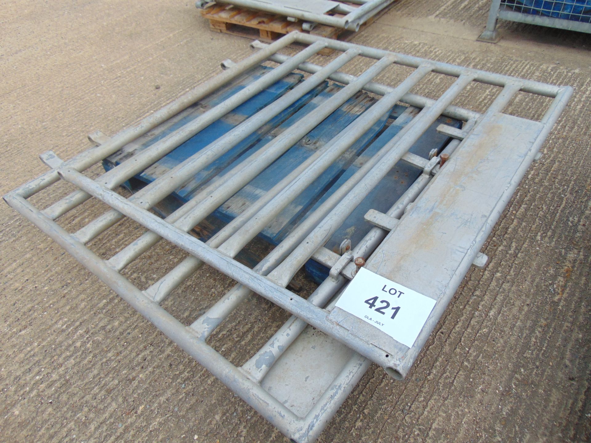 1 x Pair of HD Galvanised Gates 5ft x 5ft