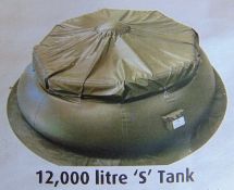 ** Unissued Brand New ** Butyl 12,000 Litre Flexible Bladder Tank