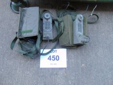 2 x Matel type 2C800 field phones