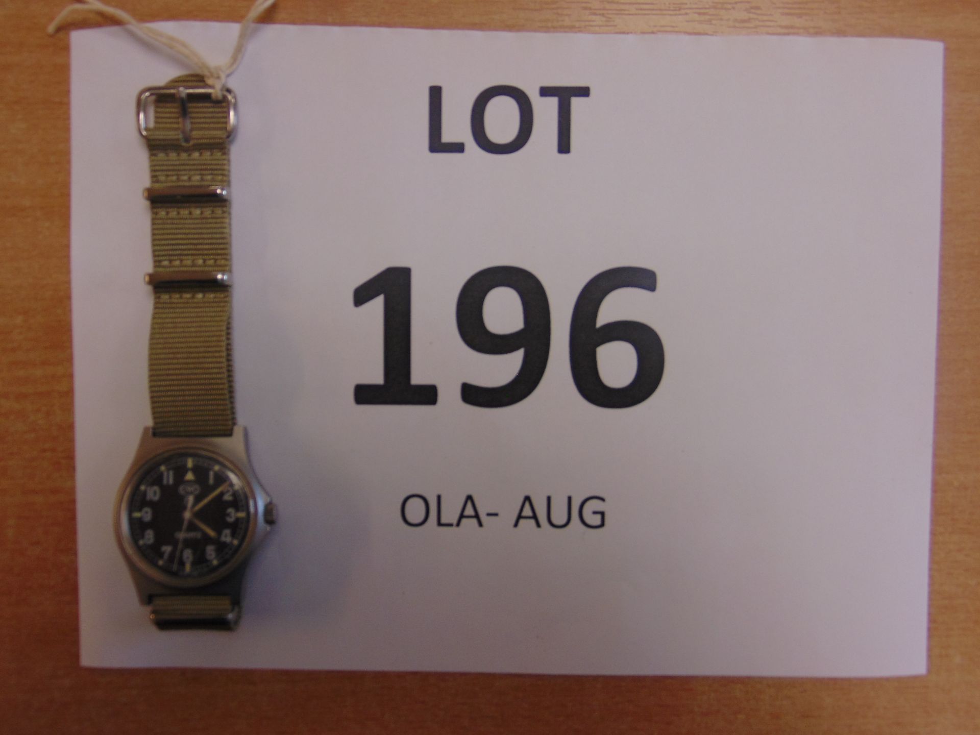 CWC W10 BRITISH ARMY SERVICE WATCH NATO MARKS DATE 1991 *GULF WAR* - Image 7 of 7