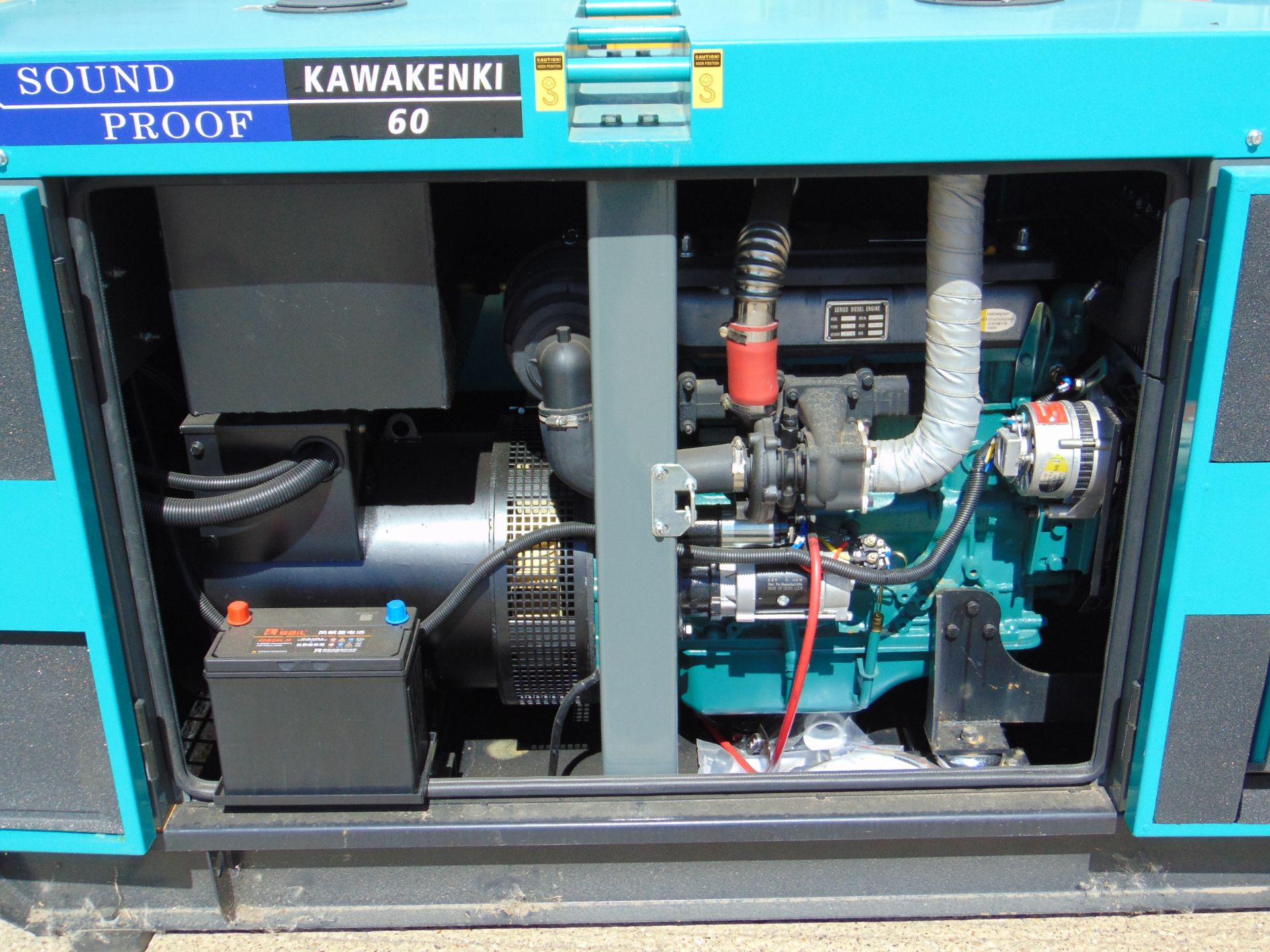2022 UNISSUED 60 KVA 3 Phase Silent Diesel Generator Set - Image 12 of 16