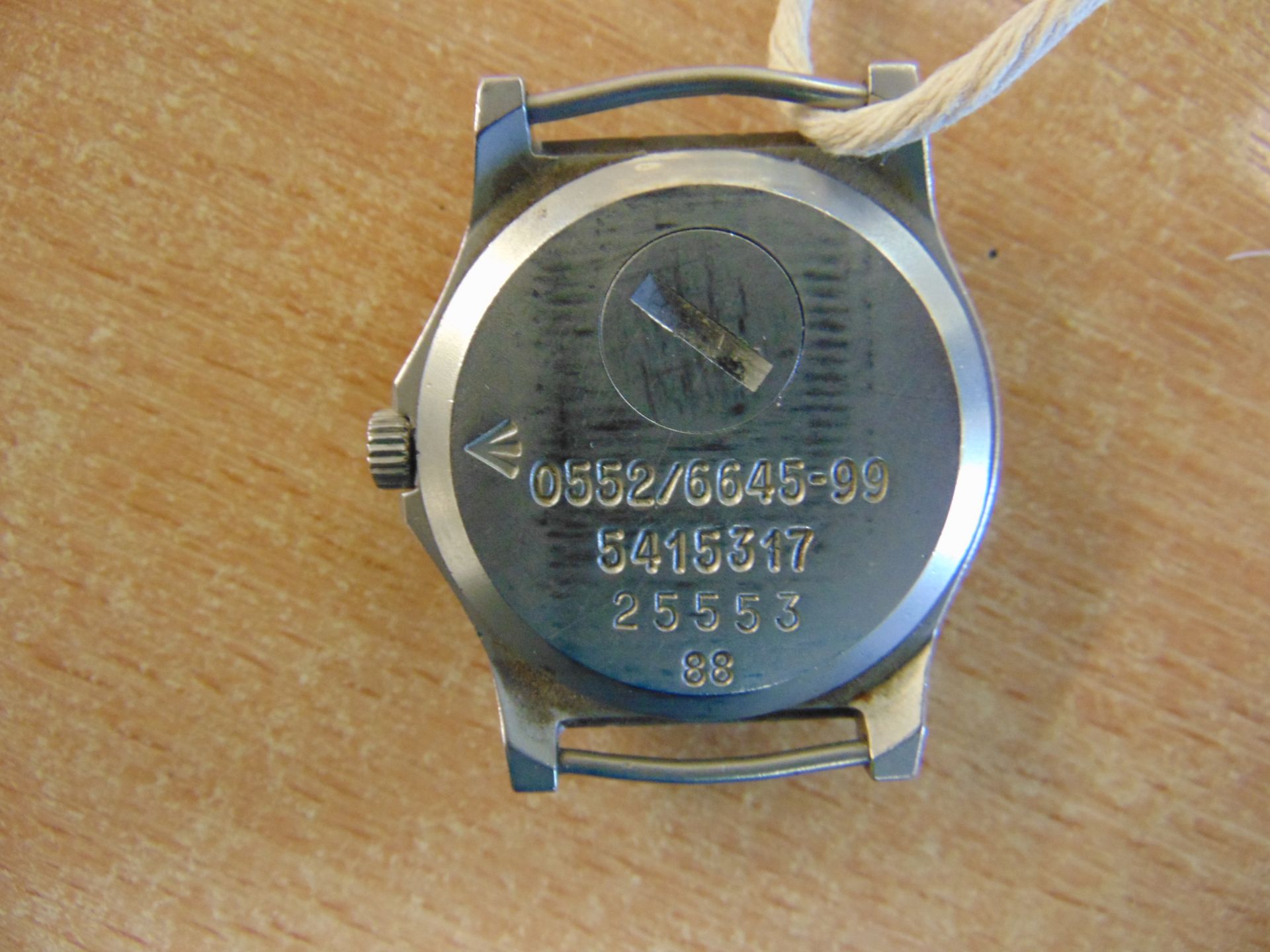 CWC 0552 NAVY/ ROYAL MARINES ISSUE SERVICE WATCH NATO MARKS DATE 1988- GLASS CRACKED - Image 3 of 6