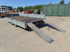 Ifor williams LM166G 16FT Twin Axle Trailer C/W Drop Down Sides, Ramps etc