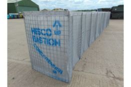 From UK MOD New Unissued HESCO Concertainer MIL 1 Height 1.37m Width 1.06m Length 10m