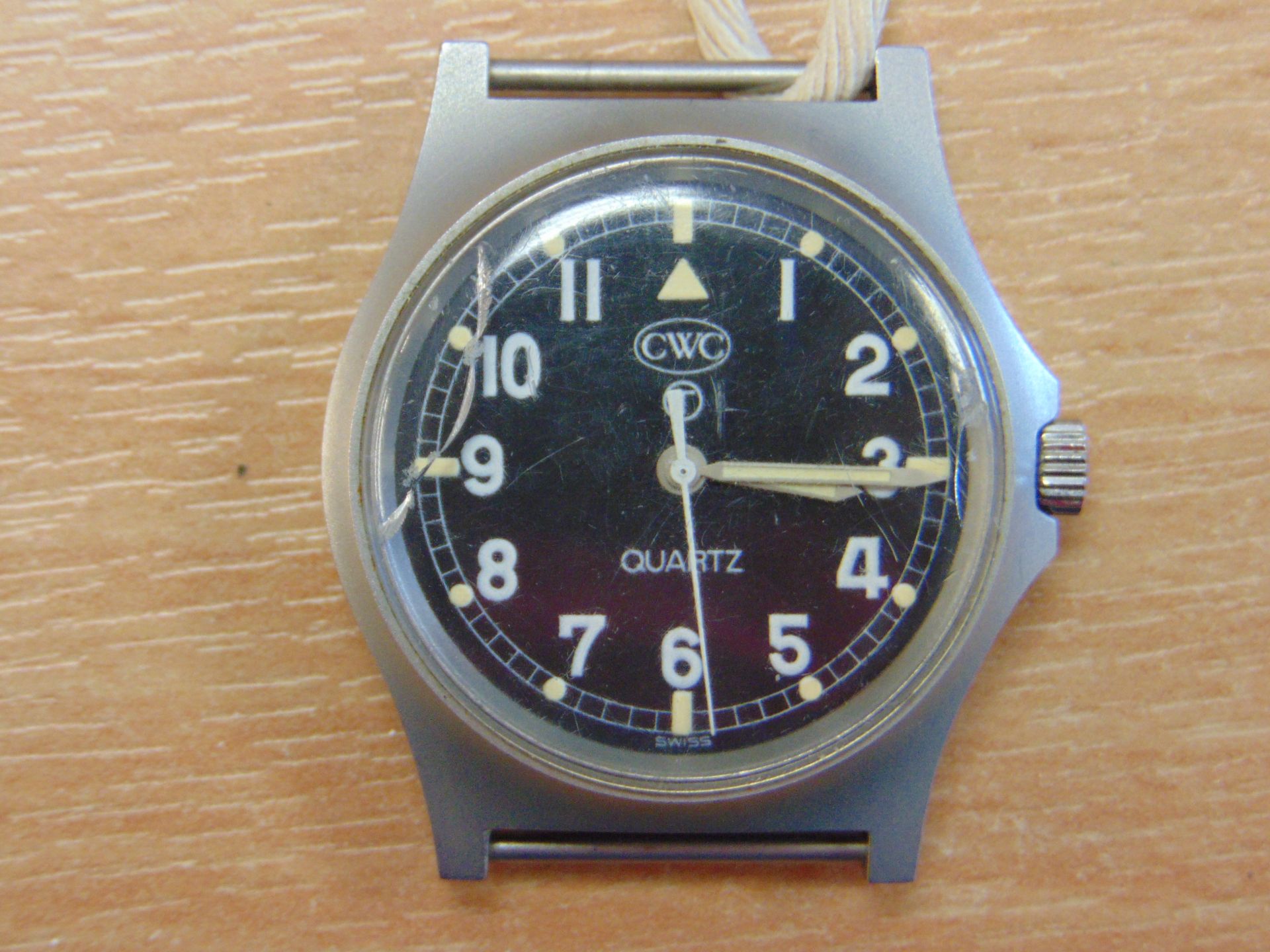 CWC W10 BRITISH ARMY SERVICE WATCH FAT BOY CASE SN.18922 IN ORIGINAL PACKING- SMALL CHIP IN GLASS - Bild 2 aus 6