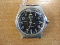 CWC 0552 NAVY/ ROYAL MARINES ISSUE SERVICE WATCH NATO MARKS DATE 1988- GLASS CRACKED