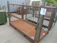 Large MoD Cage Stacking Stillage with Removeable sides Good Condition 212cms x 110cms x 130cms