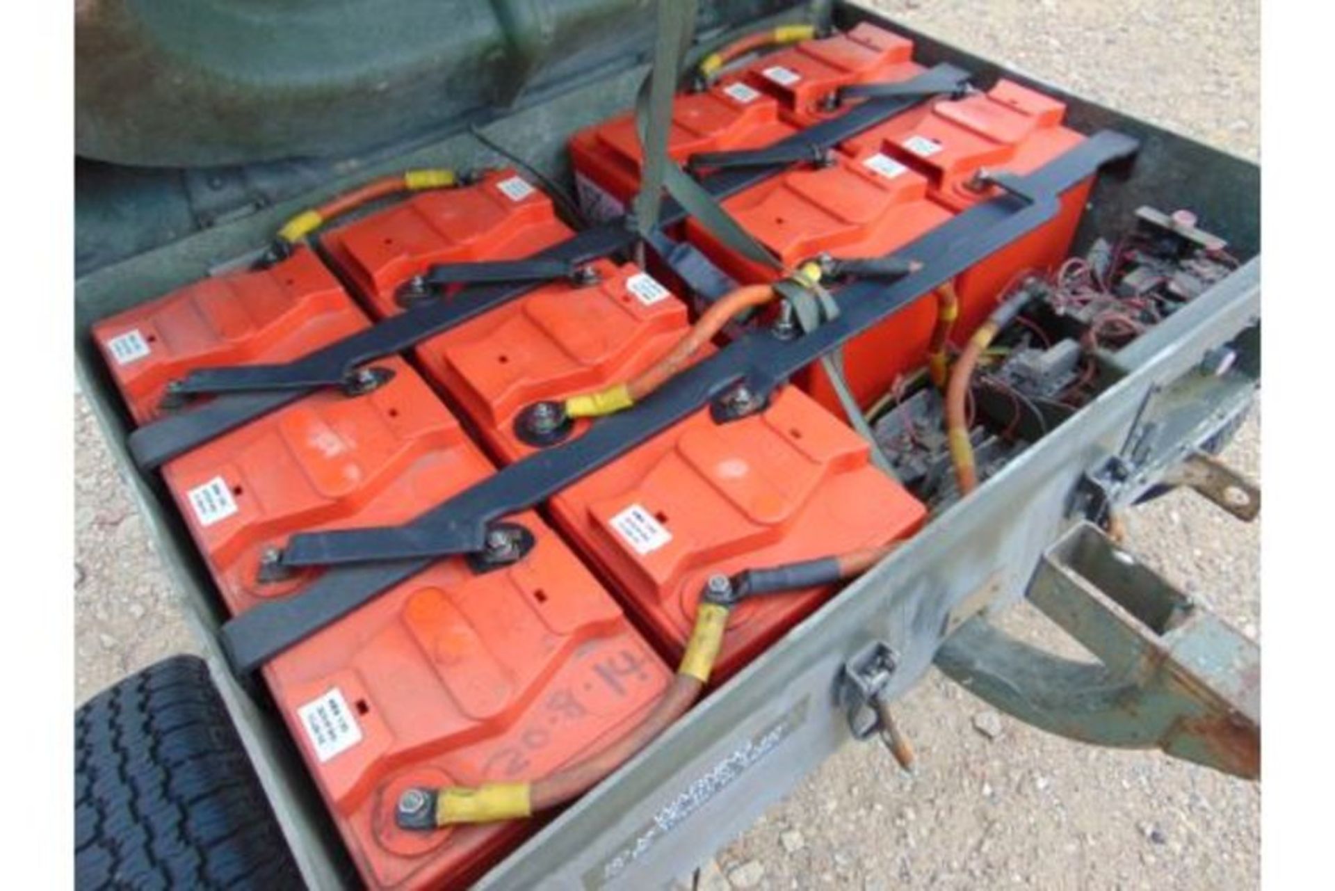 Battery Electrical Starter Trolley c/w Batteries and Cables - Image 5 of 6