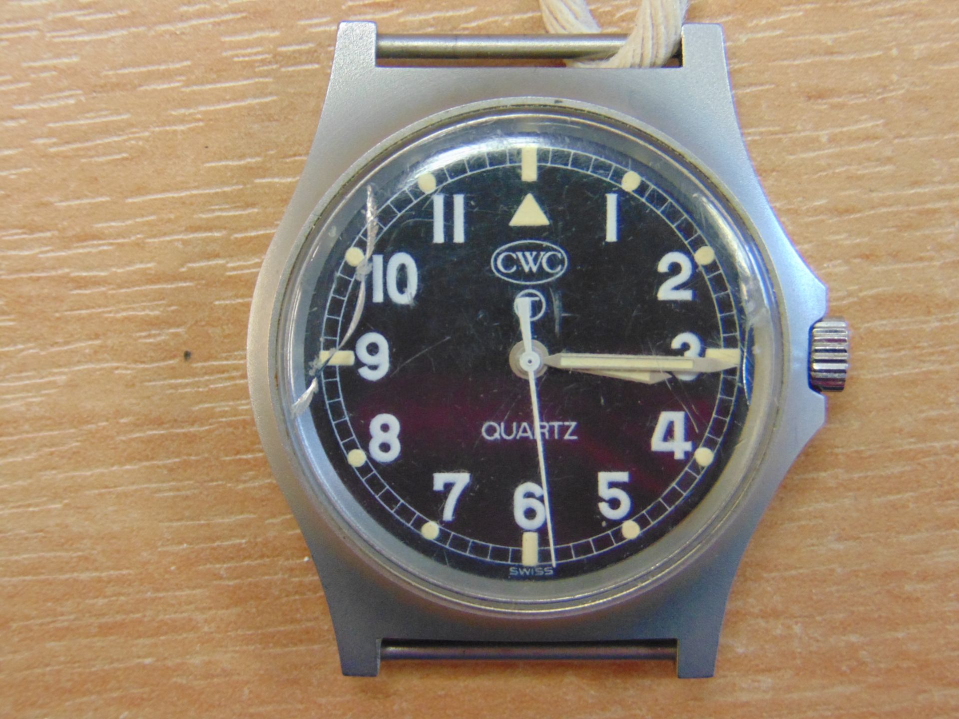 CWC W10 BRITISH ARMY SERVICE WATCH FAT BOY CASE SN.18922 IN ORIGINAL PACKING- SMALL CHIP IN GLASS