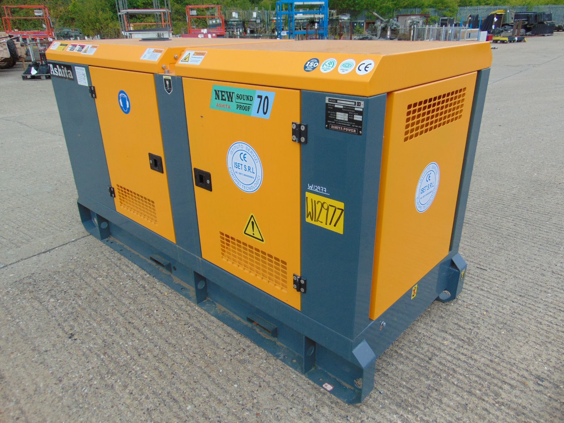 2022 UNISSUED 70 KVA 3 Phase Silent Diesel Generator Set - Image 6 of 16