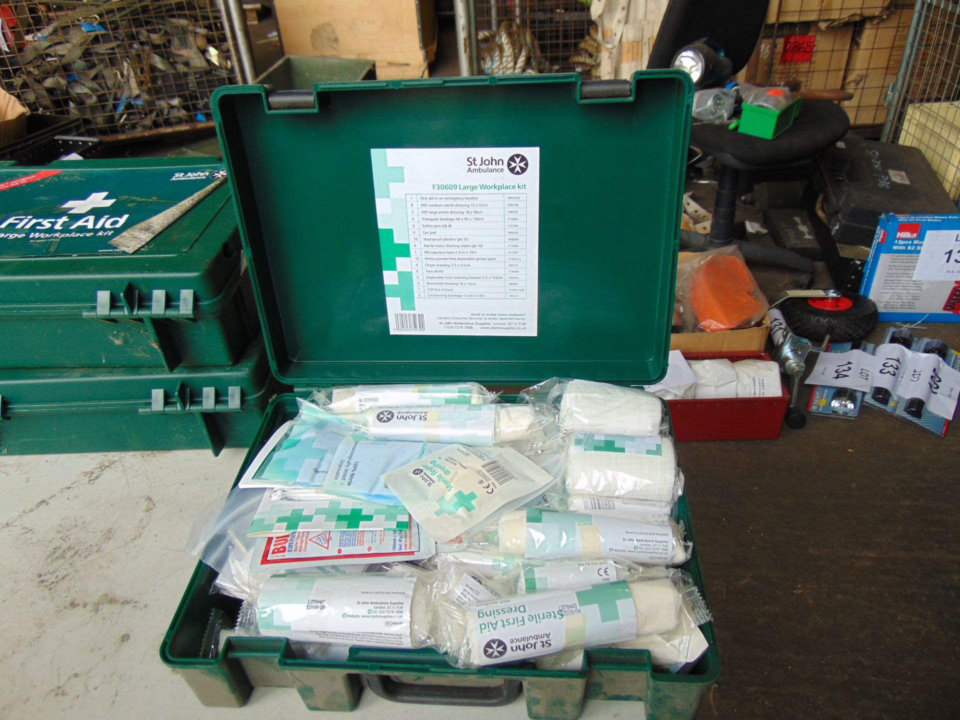 New Unissued Large First Aid Kit as shown - Bild 2 aus 5