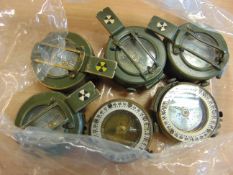 6X STANLEY LONDON PRISMATIC COMPASS NATO MARKS BRITISH ARMY