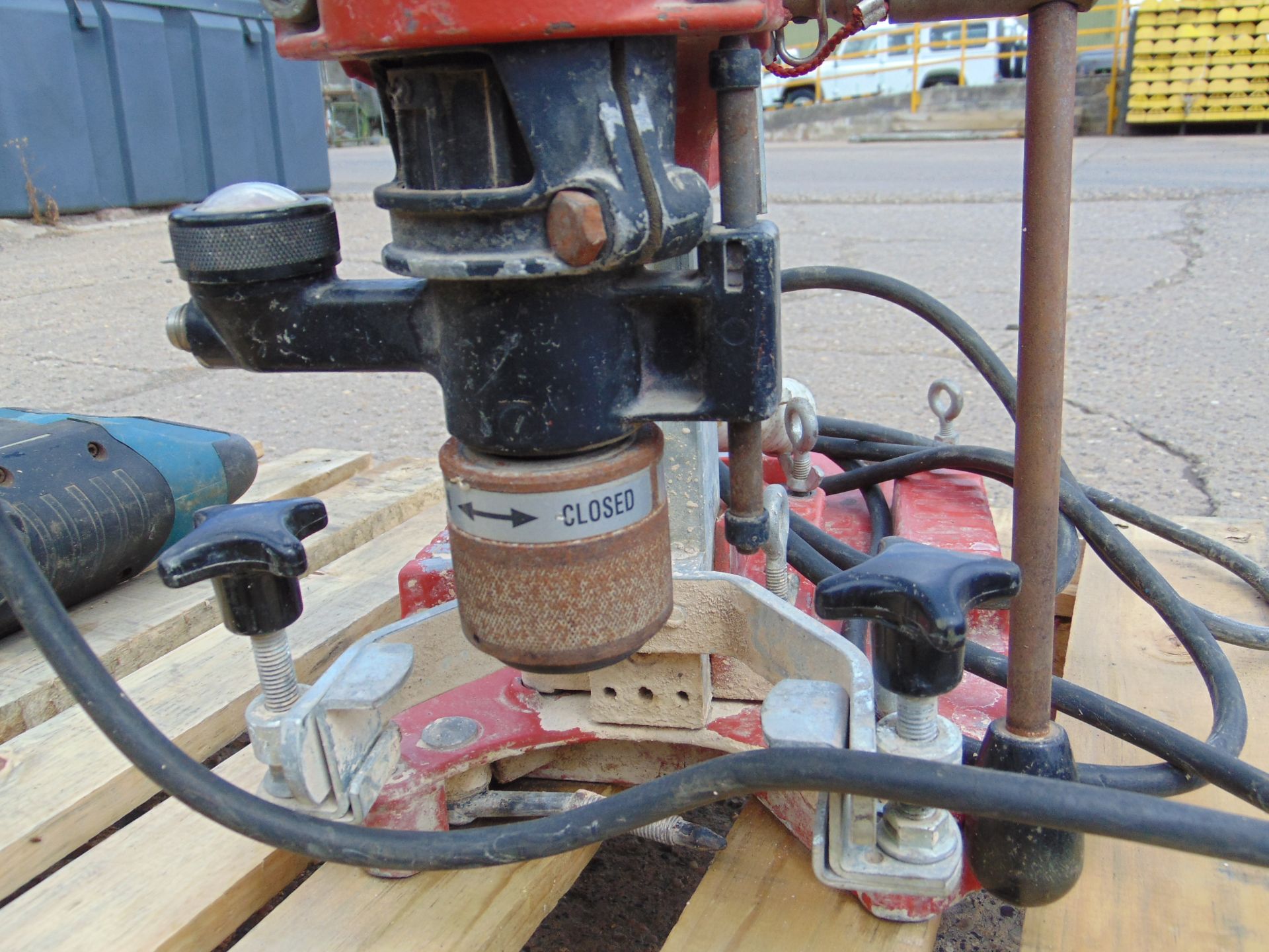 HILTI DD100 Diamond Core Drill 110v + DD100-RA Drilling Rig stand - Image 3 of 6