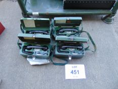 4 x Pye 1705 Linesman Field Telephone