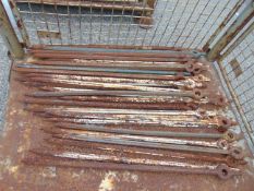 40 x Steel Ground Anchar Pins