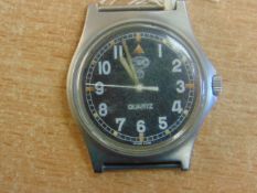 CWC W10 BRITISH ARMY SERVICE WATCH NATO MARKS DATE 1998