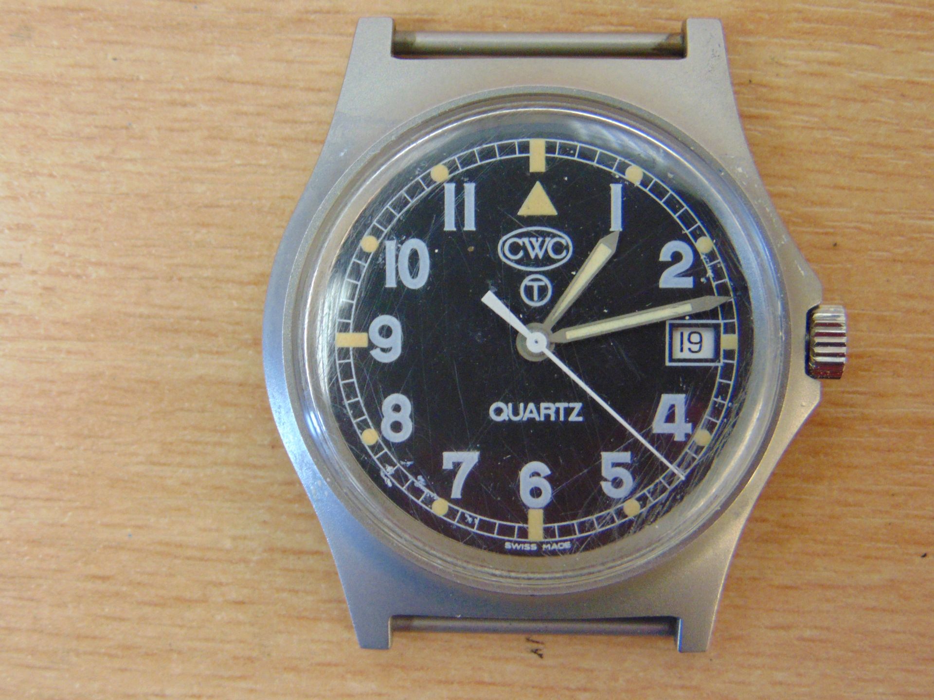 V. RARE CWC 0555 R. NAVY MARINES ISSUE SERVICE WATCH WITH DATE ADJUST SN. 541 NATO NUMBERS 1994 - Bild 3 aus 7