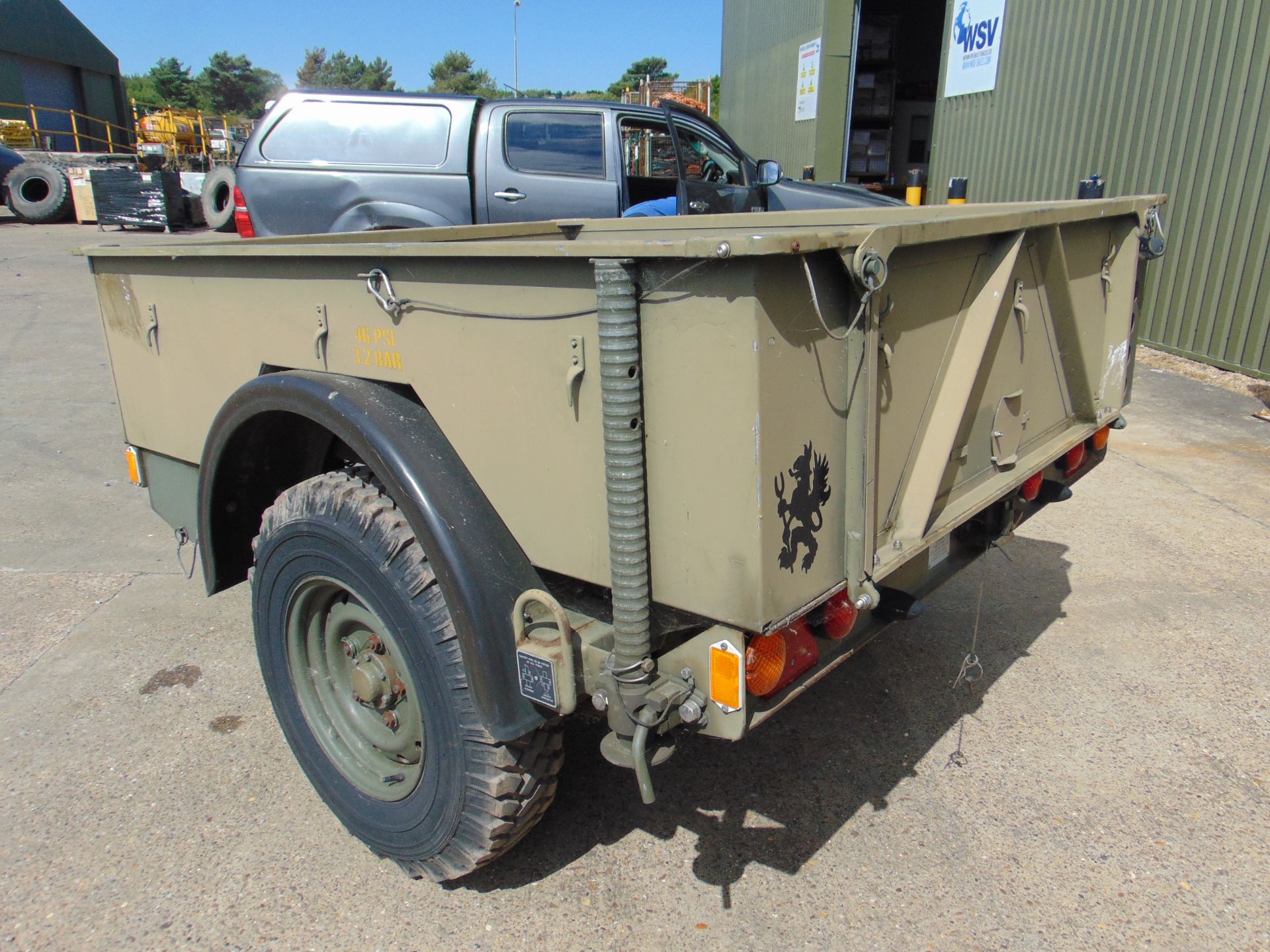 From UK MoD Reserve Stock Penman Trailer GS Light Weight Cargo Land Rover - Image 6 of 15