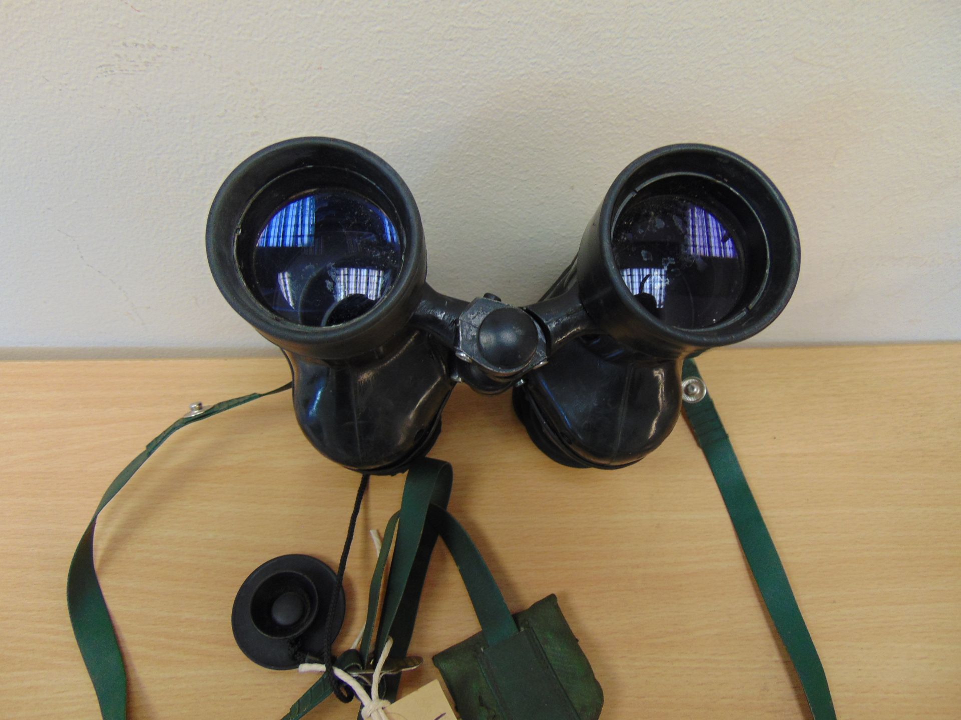 1 x Pair of Avimo L12A1 Self Focusing British Army Binos with graticule in mils 7x42 c/w filters - Image 3 of 5