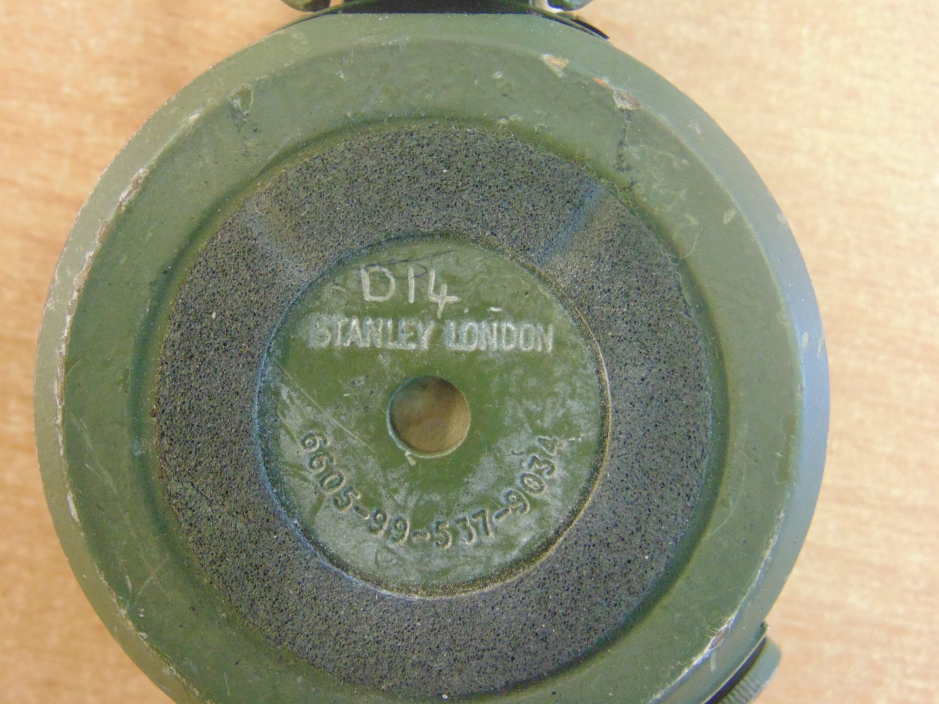 STANLEY LONDON BRASS PRISMATIC COMPASS BRITISH ARMY ISSUE NATO MARKS - Image 6 of 7