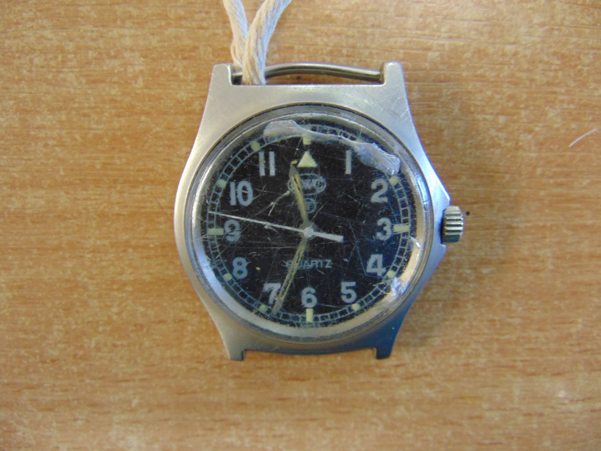 CWC 0552 NAVY/ ROYAL MARINES ISSUE SERVICE WATCH NATO MARKS DATE 1988- GLASS CRACKED - Image 2 of 6