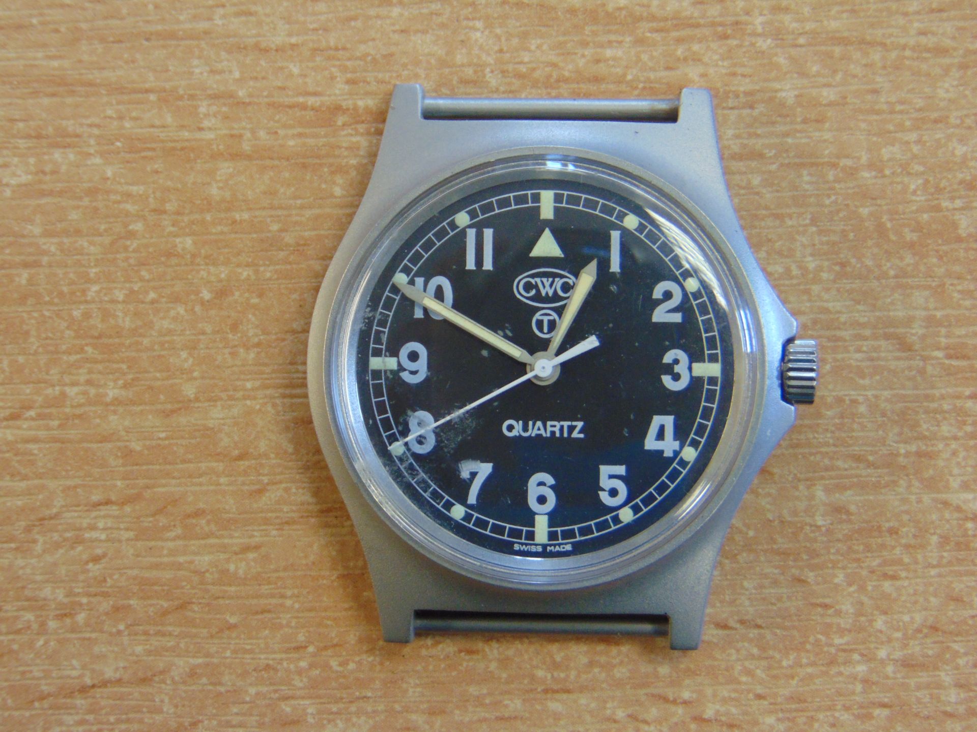UNIQUE CWC 0552 ROYAL MARINES/ ROYAL NAVY ISSUE SERVICE WATCH DATED 1990 ** GULF WAR** SN.66054 - Image 4 of 9