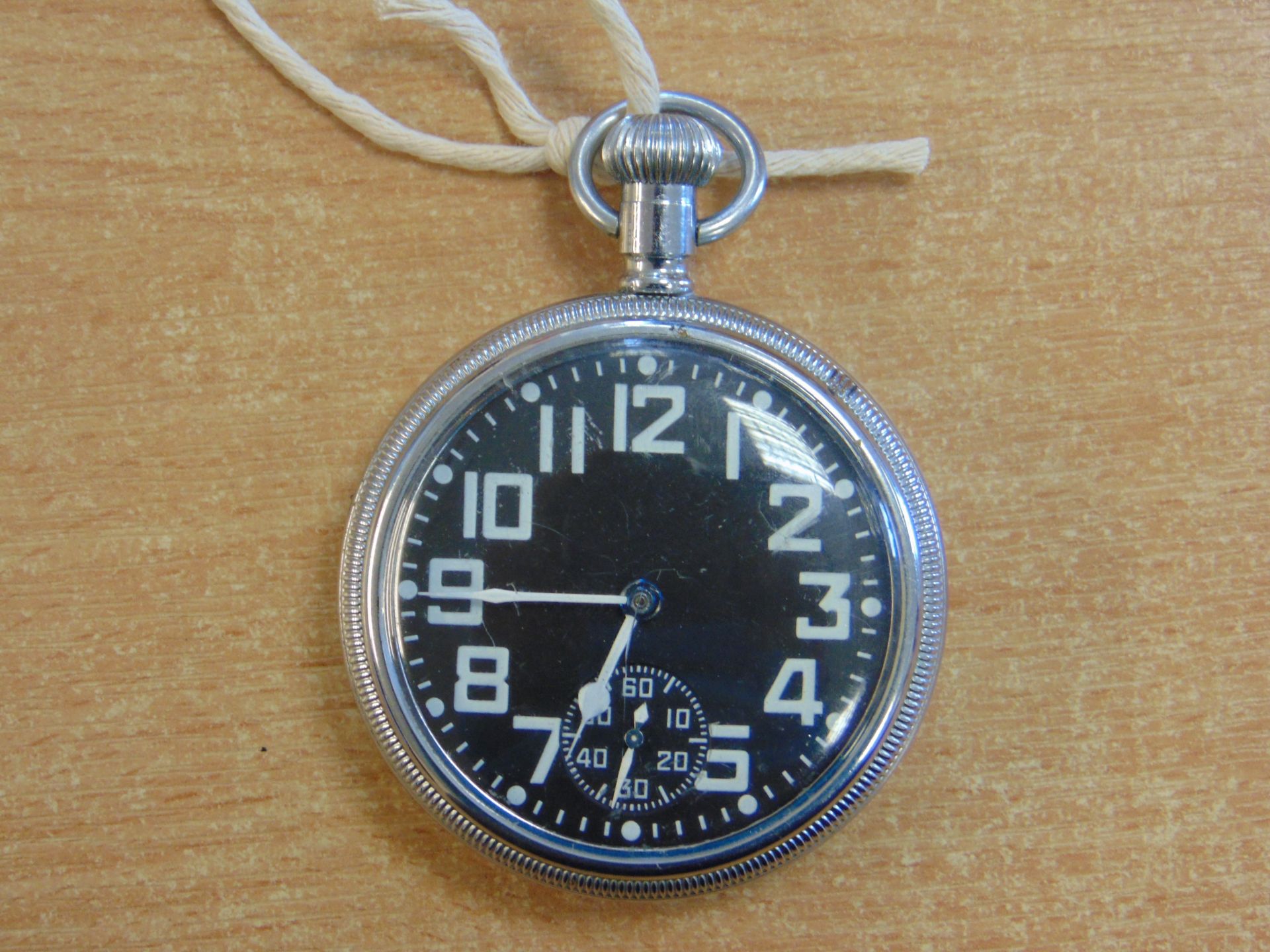 WALTHAM NON LUMINOUS 0552 ROYAL NAVY DECK WATCH ISSUED ONLY TO NUCLEAR SUBMARINE CREW SN. 9073