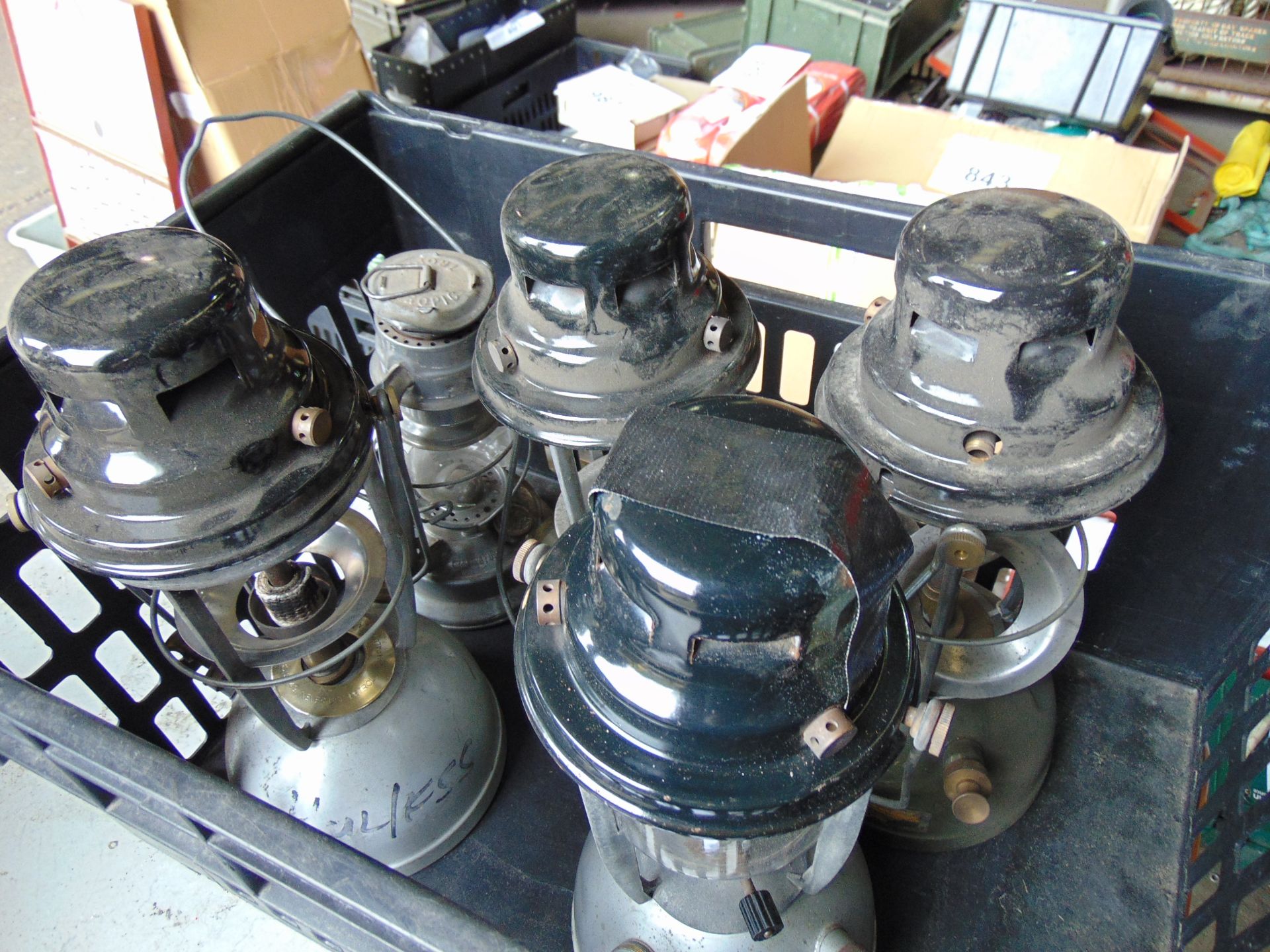 5 x Field Issue Hurricane Lamps as shown - Image 3 of 5