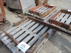 1 x Pair of Forklift Tynes as shown