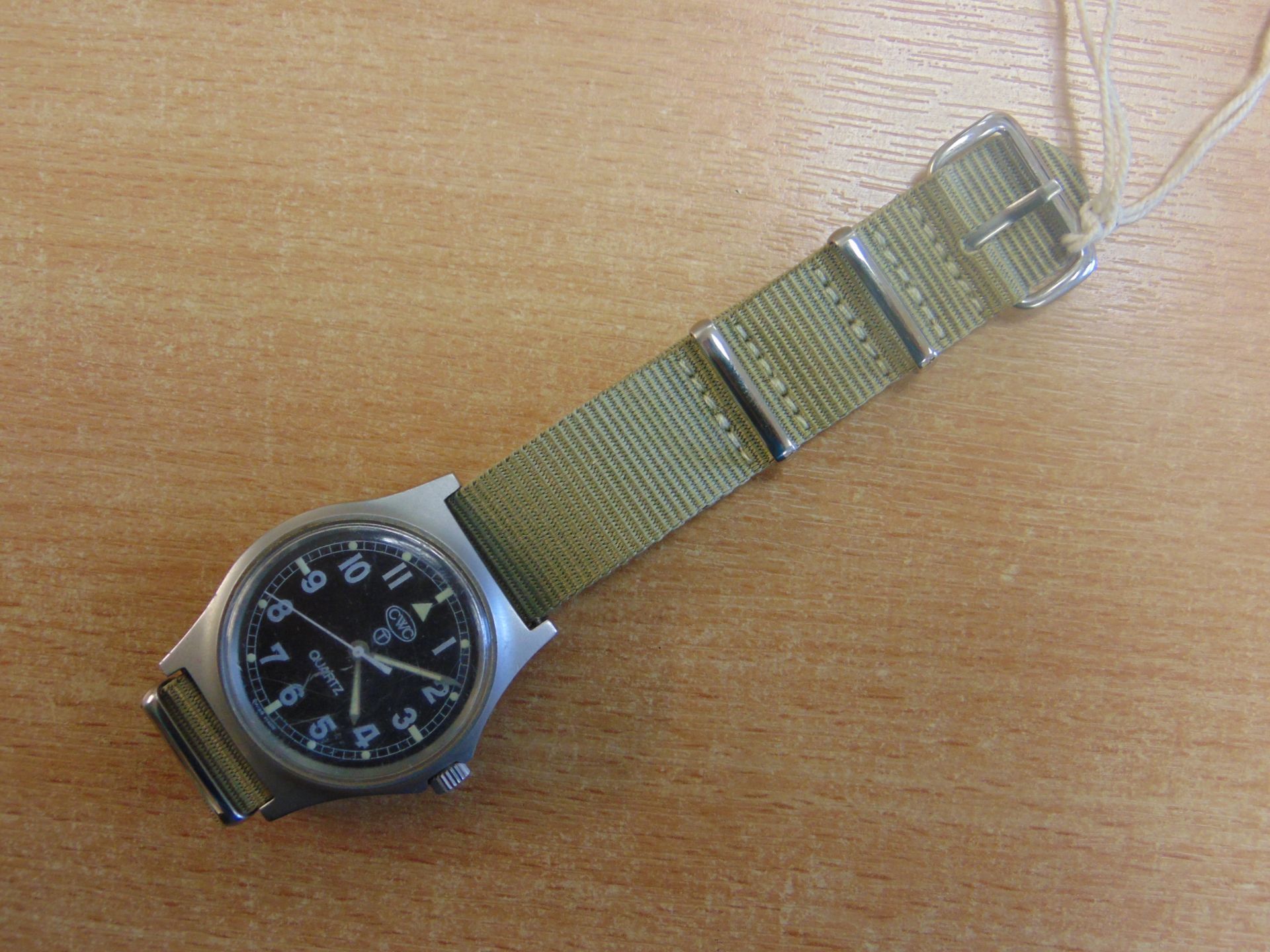 CWC W10 BRITISH ARMY SERVICE WATCH NATO MARKS DATE 1991 *GULF WAR* - Image 2 of 7