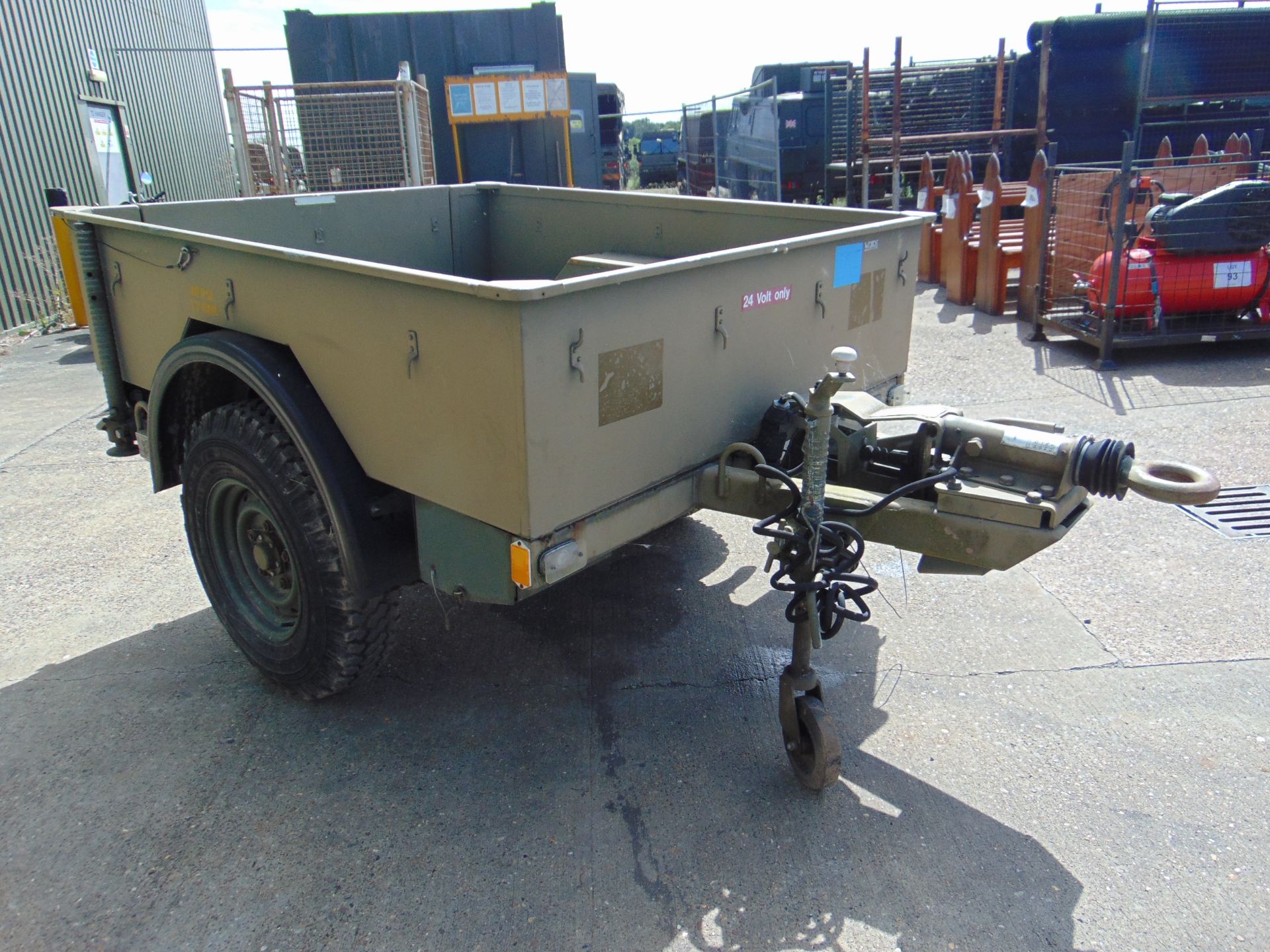 From UK MoD Reserve Stock Penman Trailer GS Light Weight Cargo Land Rover - Image 3 of 15