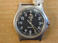 CWC 0552 NAVY/ ROYAL MARINES ISSUE SERVICE WATCH NATO MARKS DATE 1990- GULD WAR I