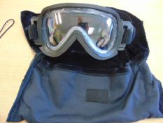 CAM LOCK PARACHUTISTS ANTI MIST GOGGLES . USED BY SAS NATO NUMBERS DATE 2012