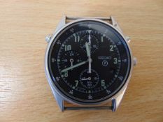 Seiko Gen 2 Pilots Chrono with date adjust RAF issue with Nato Numbers, Dated 1997