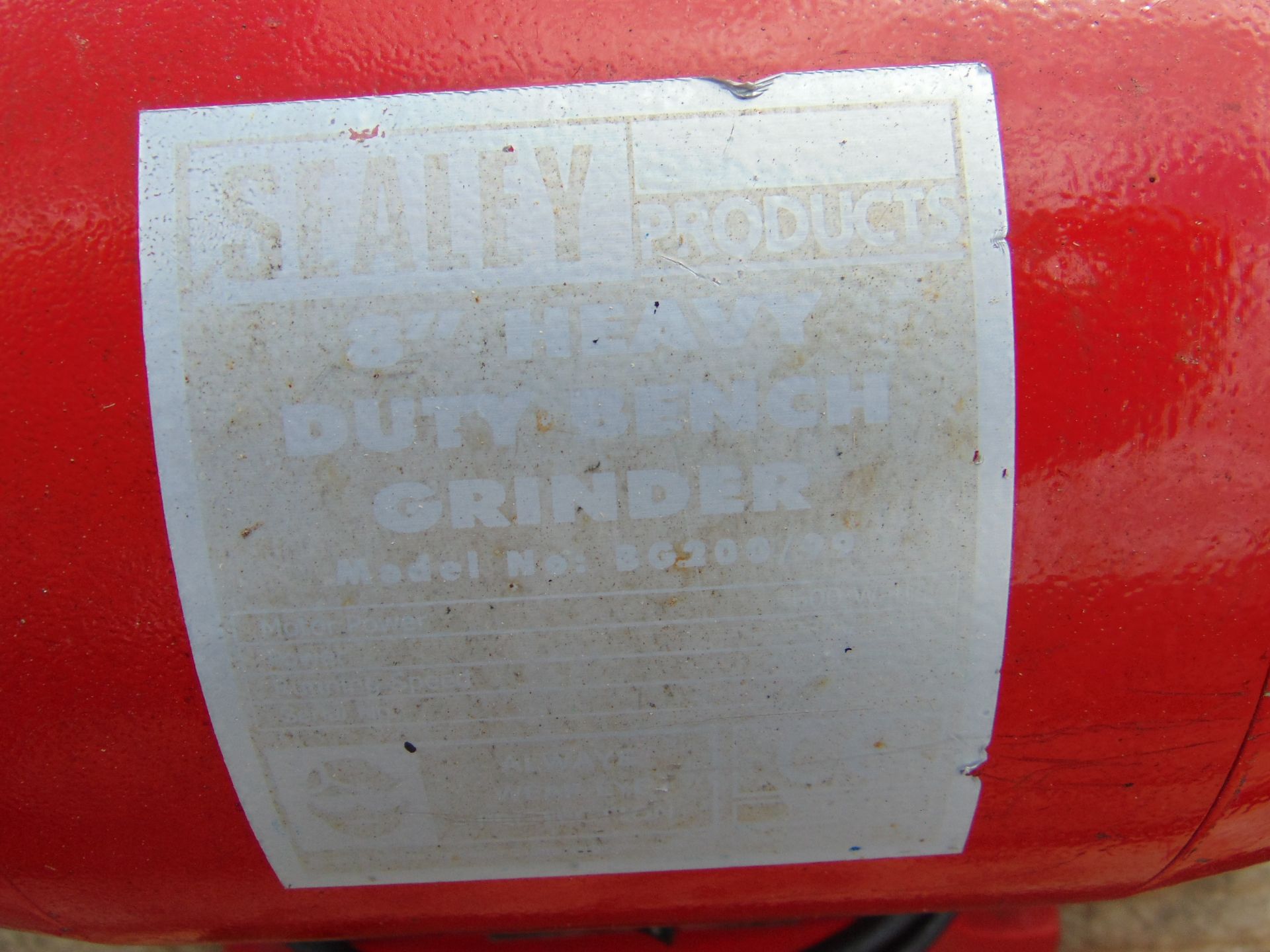 Sealey BG200/99 Bench Grinder - Bild 4 aus 4