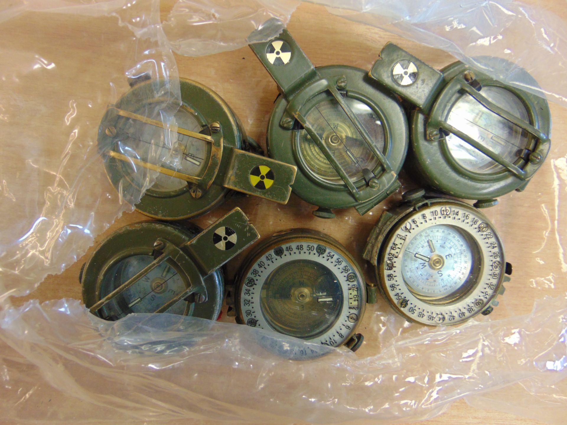 6X STANLEY LONDON PRISMATIC COMPASS NATO MARKS BRITISH ARMY - Image 3 of 4