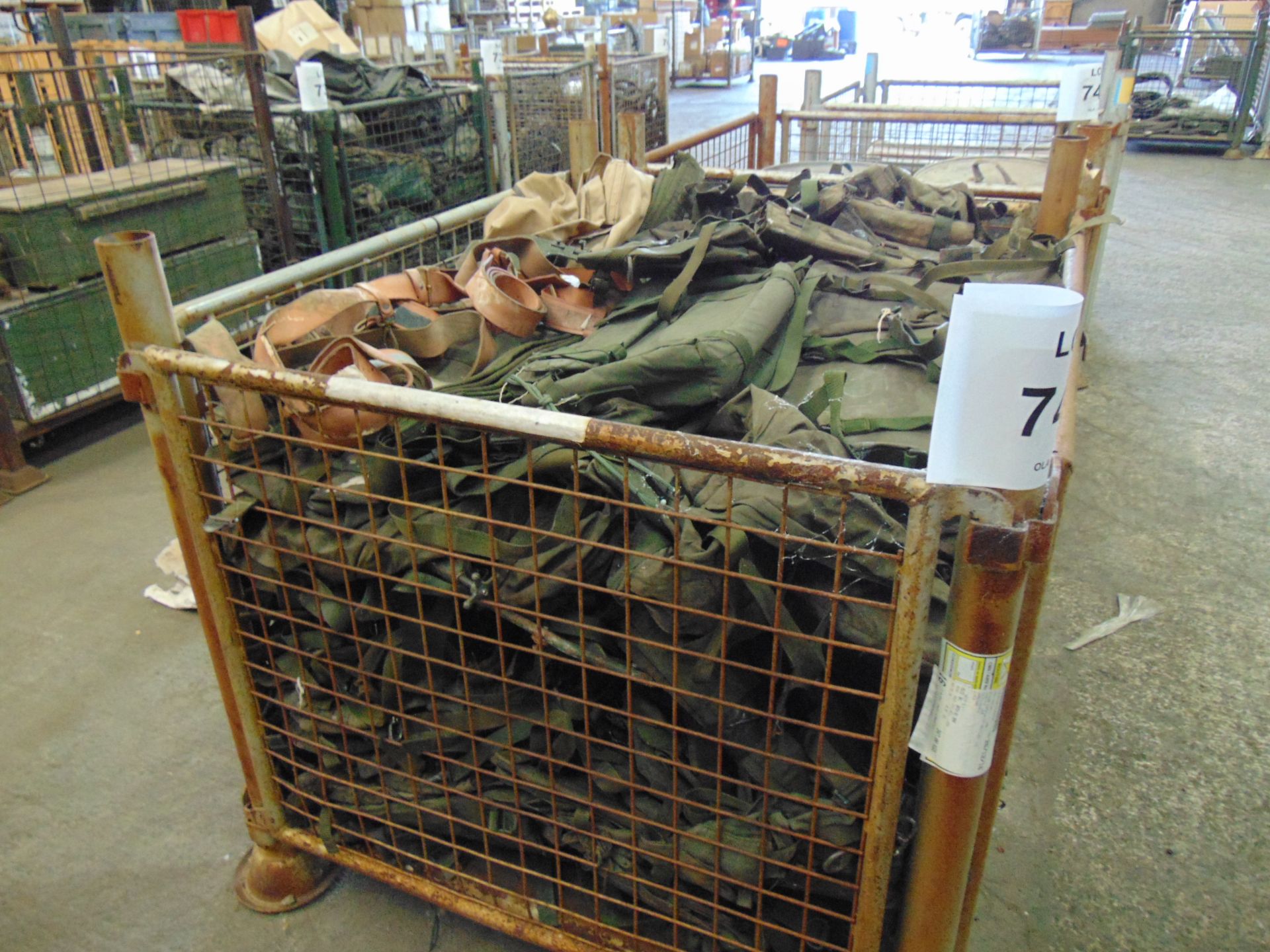 1 x Stillage of Radio bags, straps leather linesman belts etc - Image 4 of 4