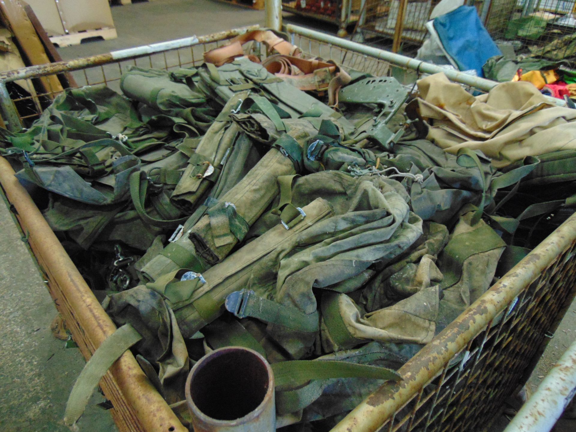 1 x Stillage of Radio bags, straps leather linesman belts etc - Image 3 of 4