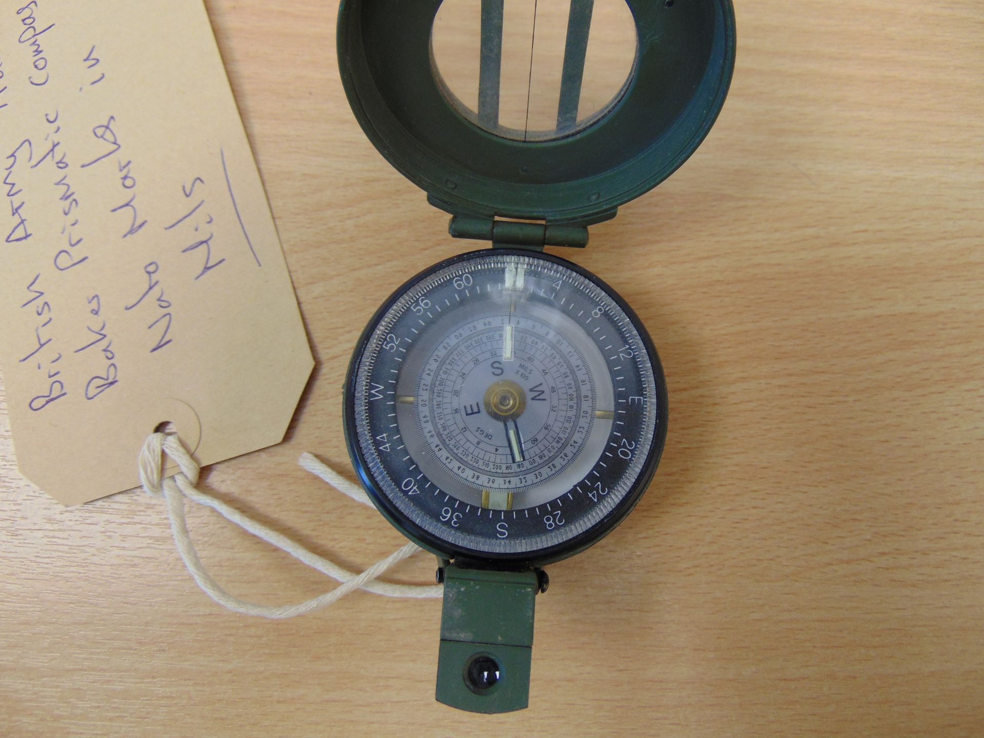 British Army Francis Baker Prismatic Compass Nato marks in mils - Image 2 of 3